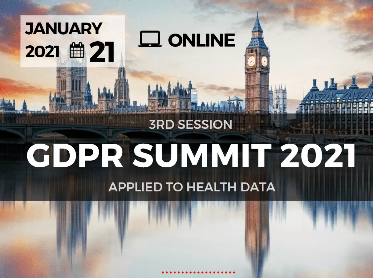 3rd GDPR Summit 2021 applied to Health Data - Presentations